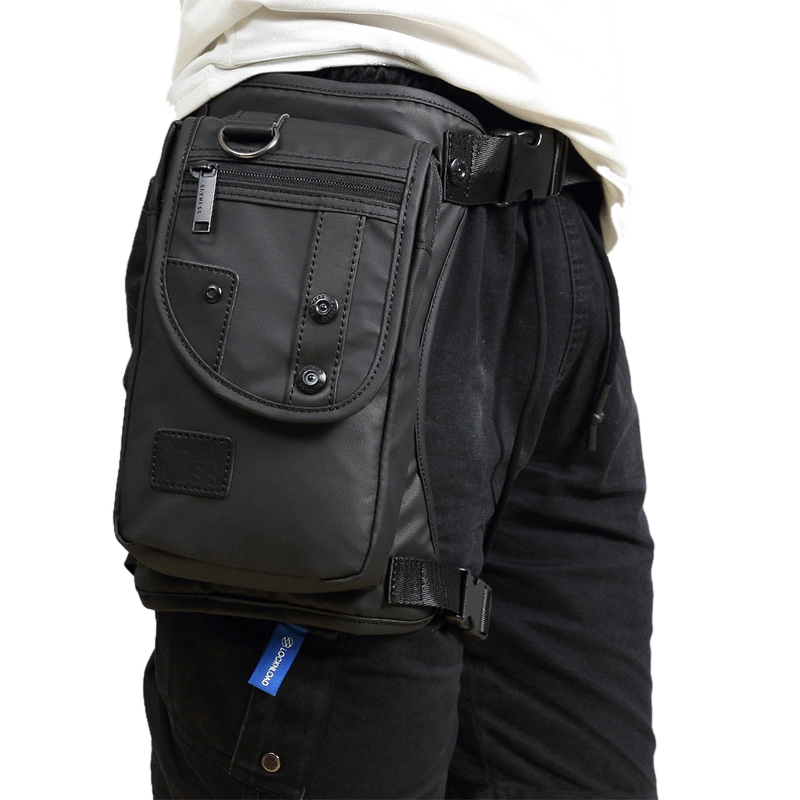 Motorcycle Gear Bag - Men Waist Fanny Pack Drop Leg