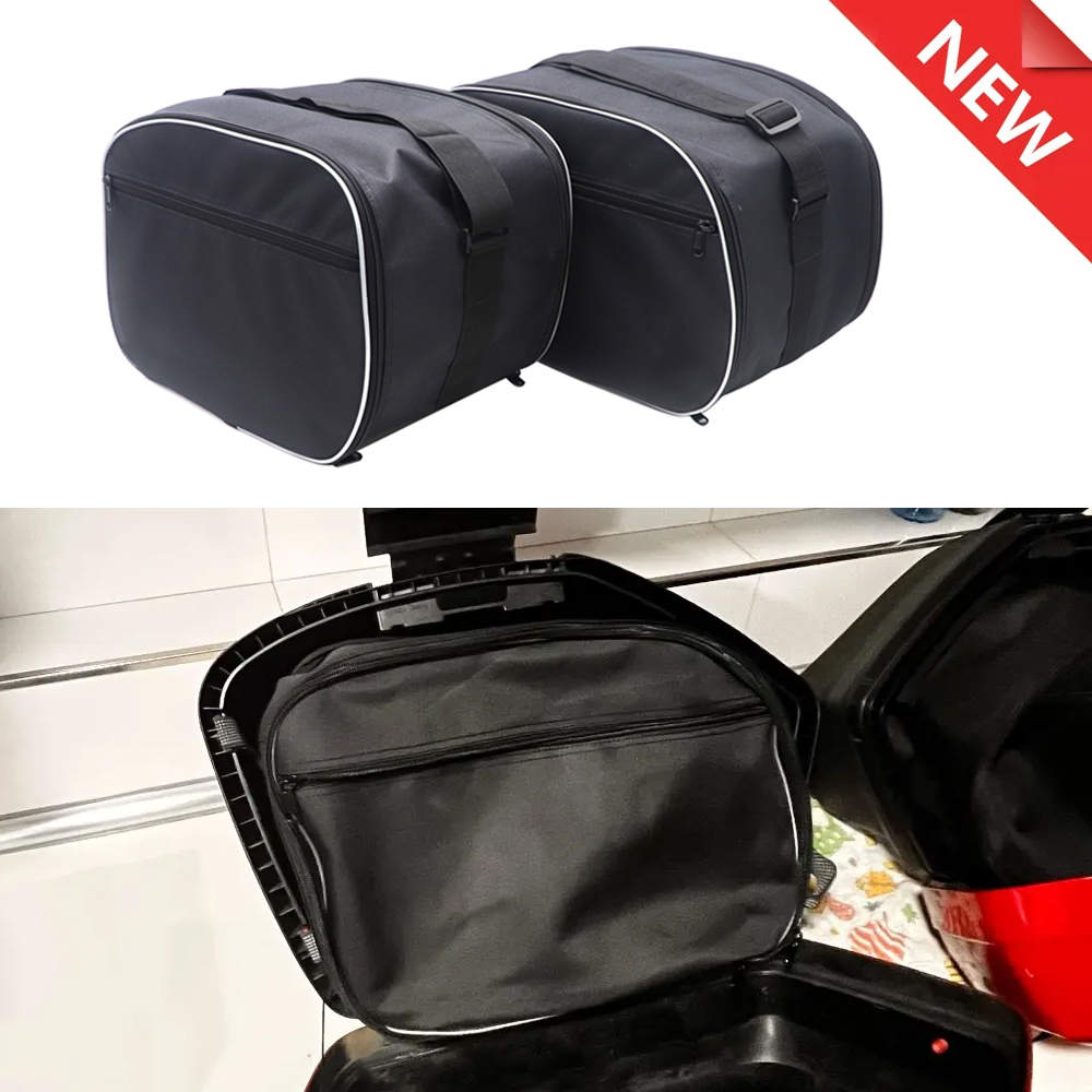 Motorcycle Gear Bag - Motorcycle Accessories Saddlebag Pannier Liner Black