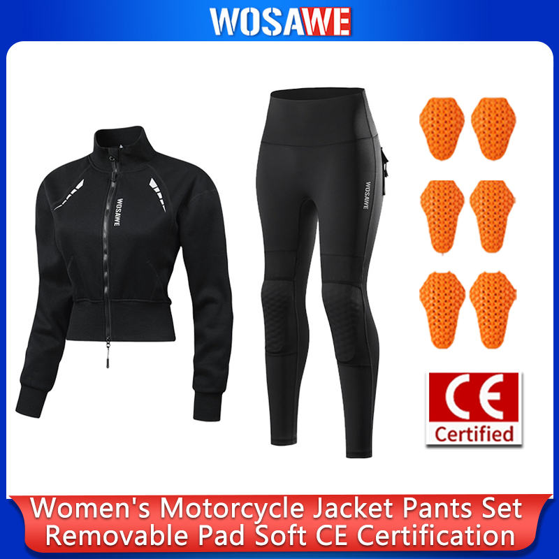 Motorcycle Gear Sale - WOSAWE Women Motorcycle Riding Suit CE
