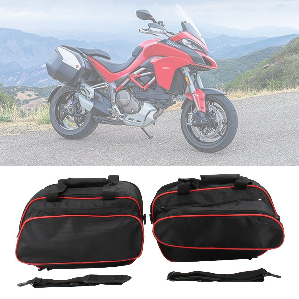 Motorcycle Gear Bag - Motorcycle Storage Bag Luggage Bag Side
