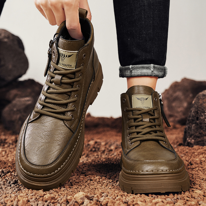 Men's Fashion Short Boots, Ant - Riding Boot Short のレビューと価格