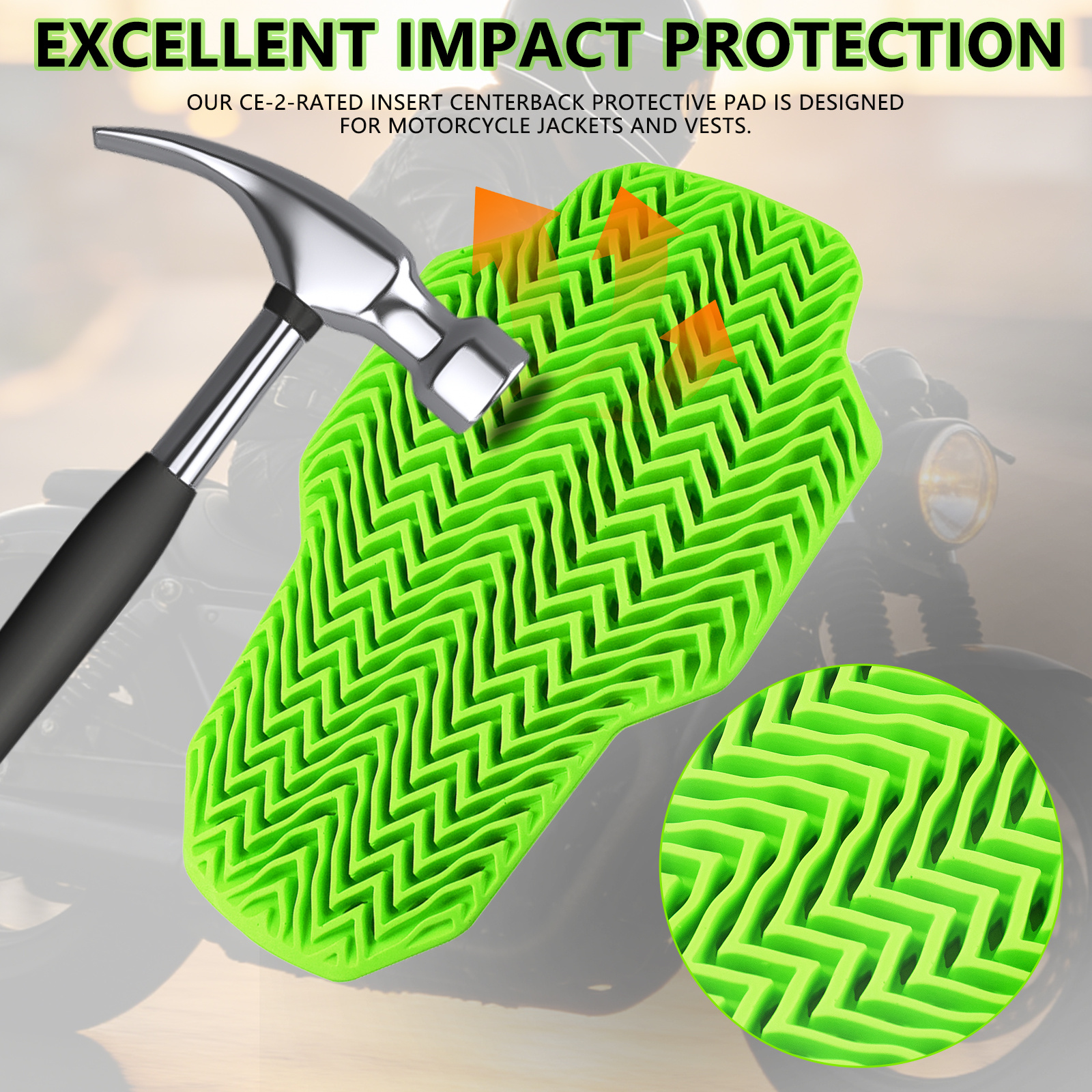 Green Motorcycle CE Level 2 Pr - Motorcycle Gear Sale のレビューと価格