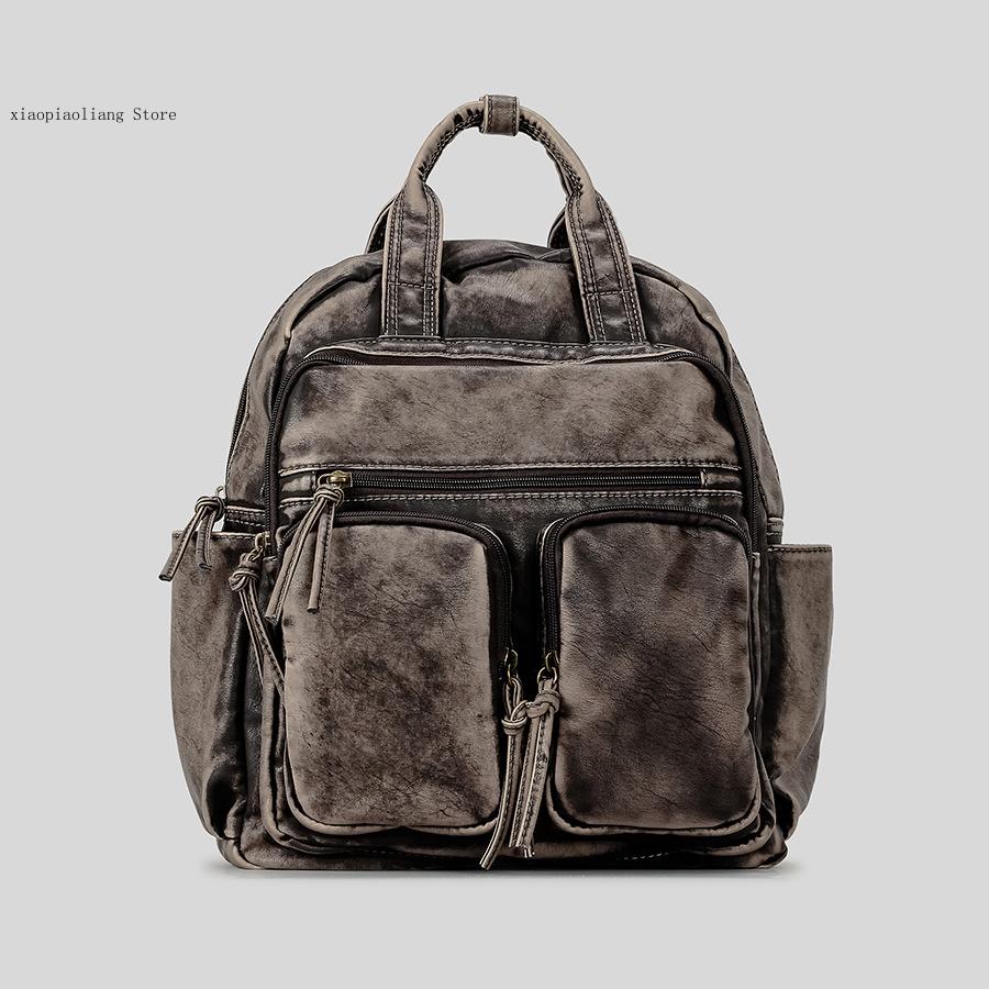 Luxury Soft Washed Pu Leather  - Motorcycle Gear Bag のレビューと価格