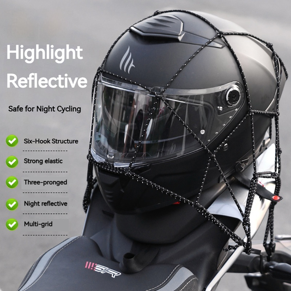 6 Hooks Luggage Net Protective - Motorcycle Gear Sale のレビューと価格