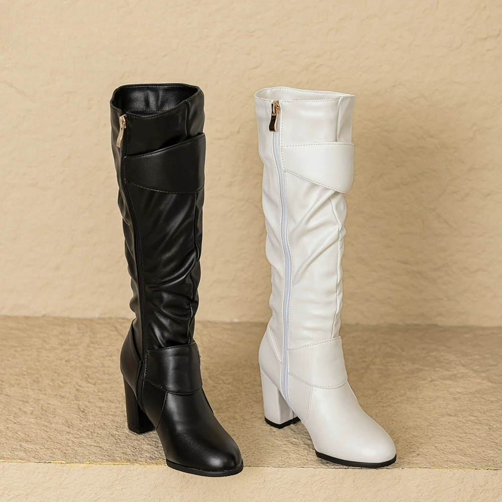New Winter Sweet Black White W - Riding Boot Short のレビューと価格