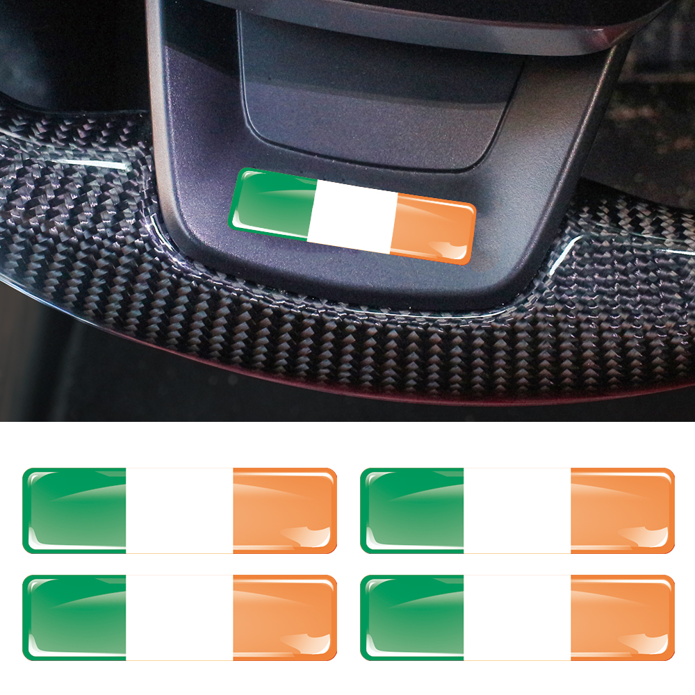 Ireland Flag 3D Epoxy Resin De - Motorcycle Gear Ireland のレビューと価格