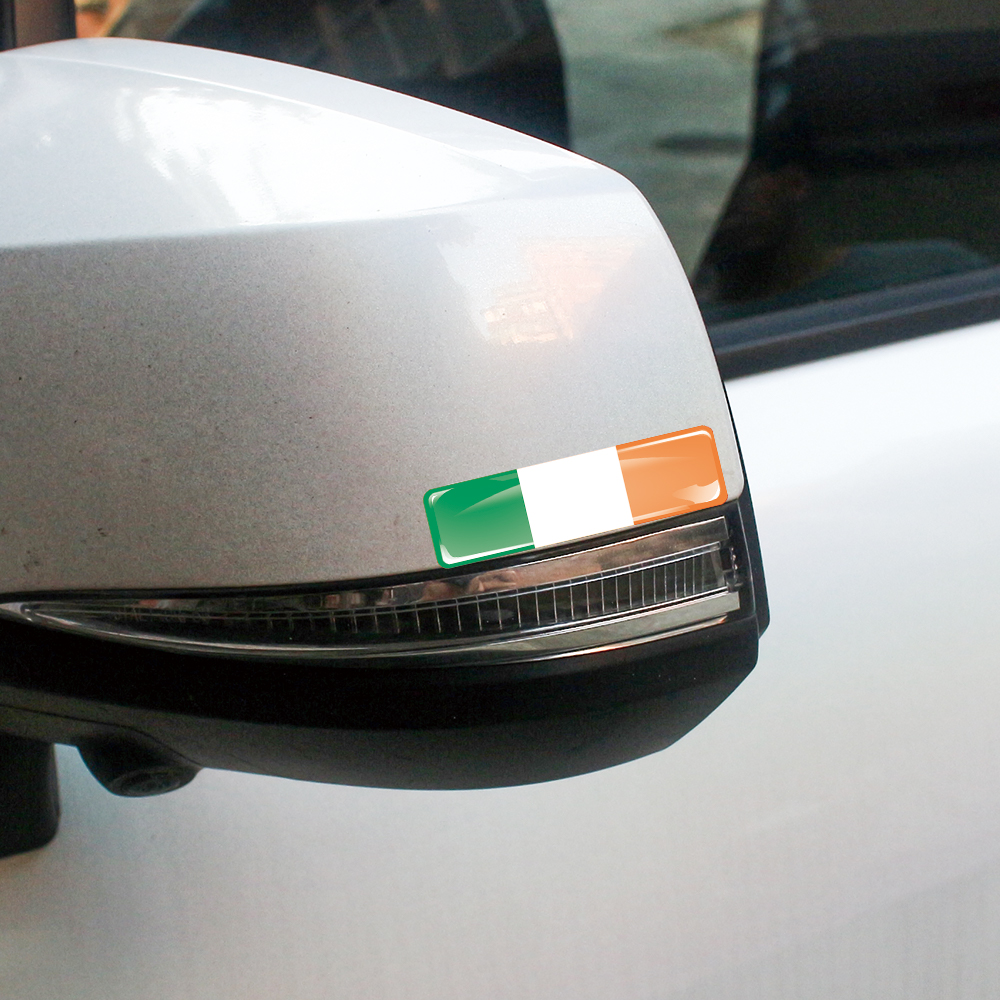 Ireland Flag 3D Epoxy Resin De - Motorcycle Gear Ireland のレビューと価格