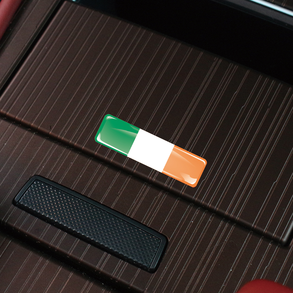 Ireland Flag 3D Epoxy Resin De - Motorcycle Gear Ireland のレビューと価格