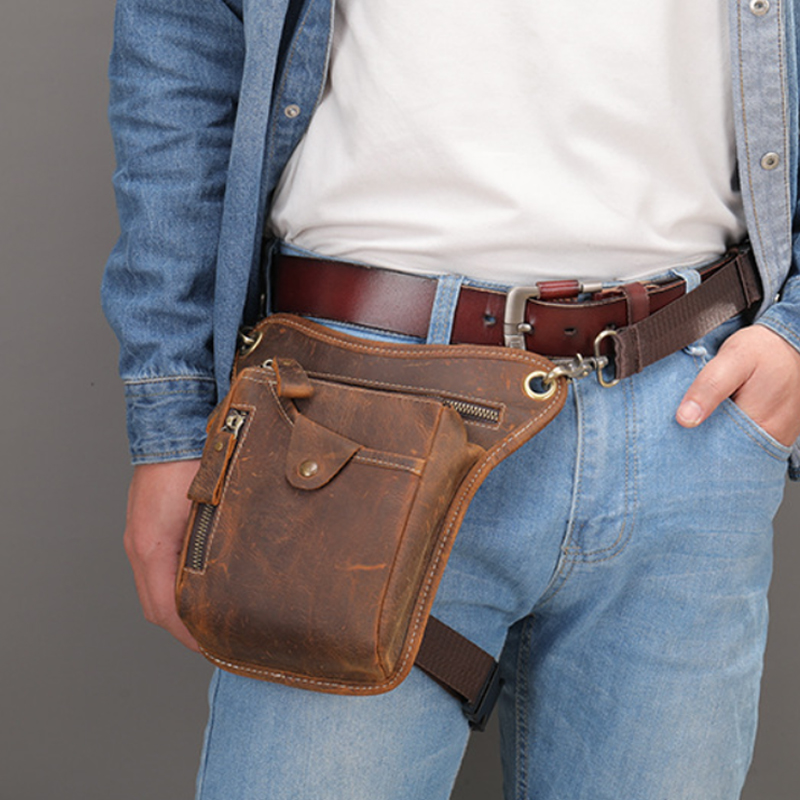 Vintage Men Waist Fanny Pack D - Motorcycle Gear Bag のレビューと価格