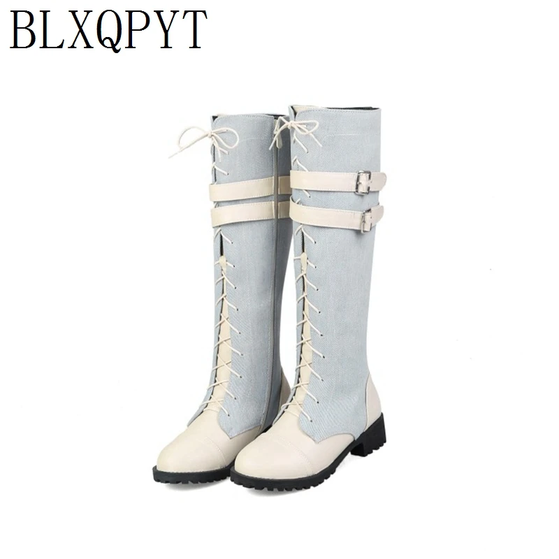BLXQPYT Winter Autumn Knee Hig - Riding Boot Short のレビューと価格