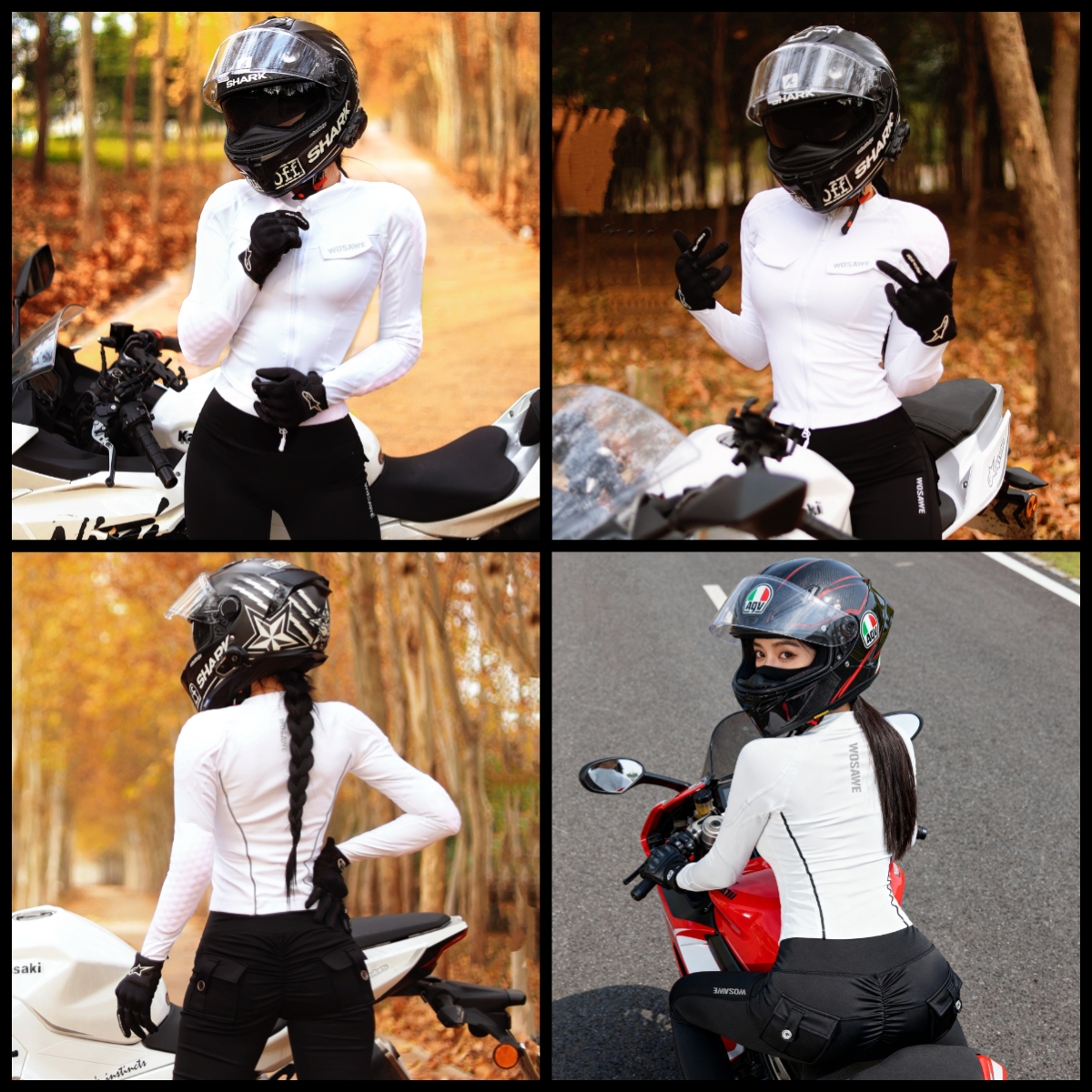 WOSAWE Women Motorcycle Jacket - Motorcycle Gear Sale のレビューと価格