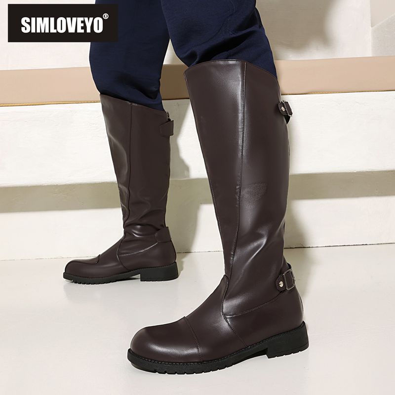 SIMLOVEYO 2025 Casual Men's Kn - Riding Boot Short のレビューと価格