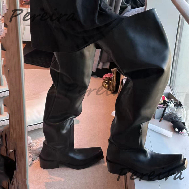Thick Soled Over The Knee Boot - Riding Boot Short のレビューと価格