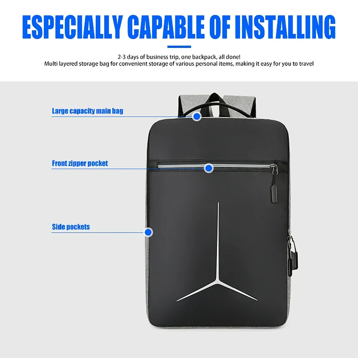 Fashion Anti Theft USB Waterpr - Motorcycle Gear Bag のレビューと価格